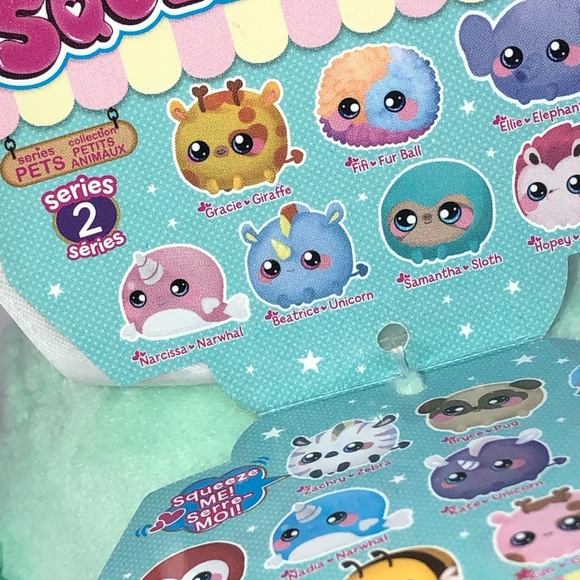 Squeezamals Samantha Sloth Green Plush -NWT - Picture 11 of 12